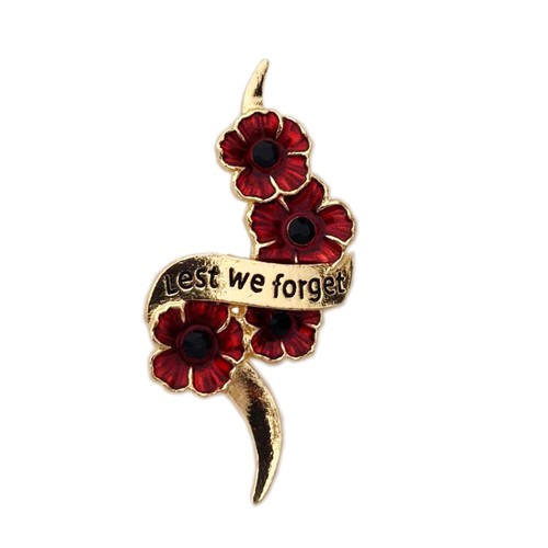 Poppie pin 2025 badge red - pin,