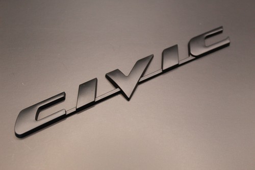 Civic badge black - badge,