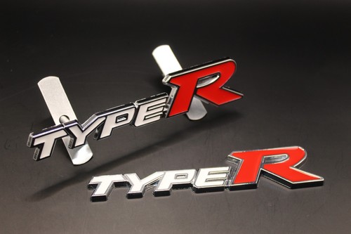 White type red chrome silver - type,