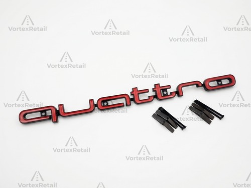 Quattro badge for - for, honeycomb
