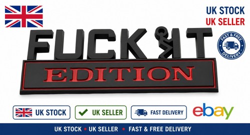 Fuck edition emblem - 1, fuck-it