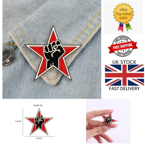 Enamel lapel badge red - enamel,