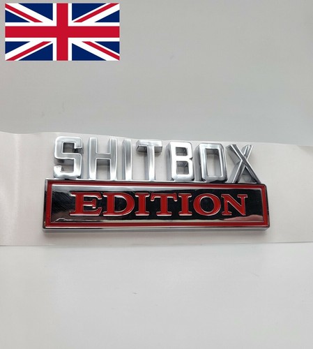 Silver red funny shitbox - silver,
