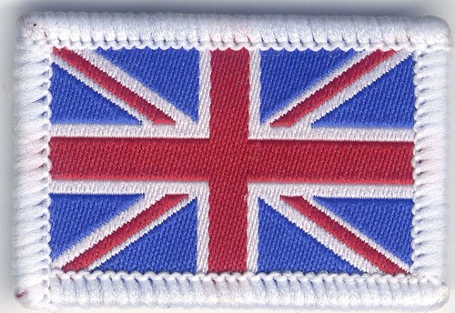 Union jack flag badge - union, patch