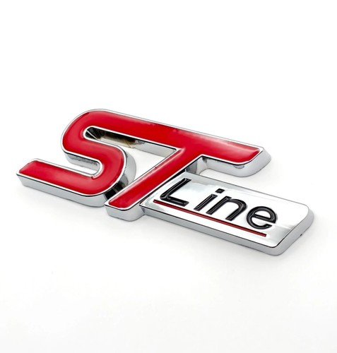 Silver red line metal rear - silver,