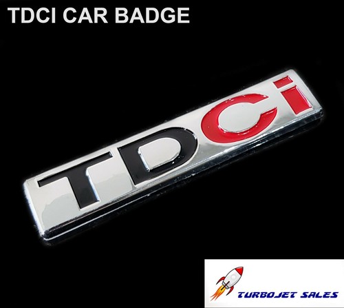 Tdci chrome red - red, badge