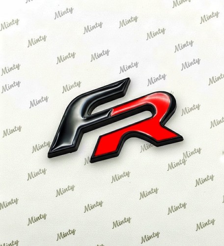 Black red metal - red, decal