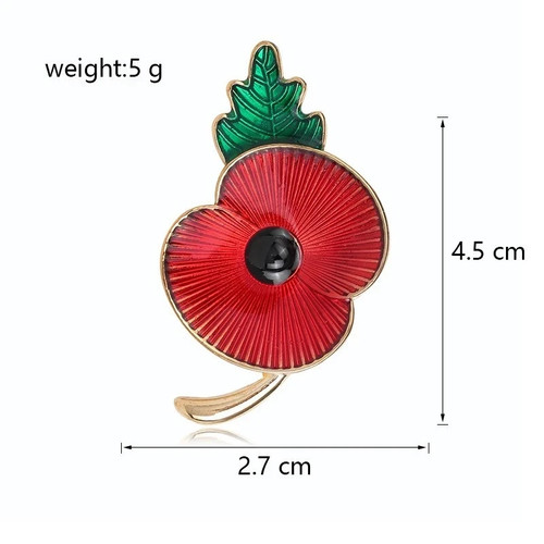 2026 poppy flower pin - poppy¹,