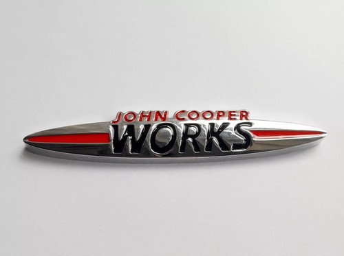 John cooper works silver red - john,