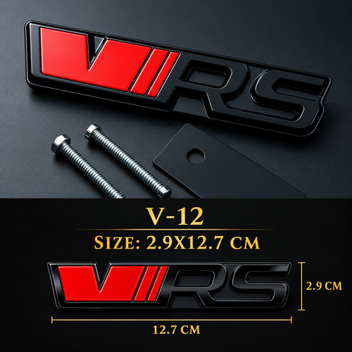 Skoda vrs badge - vrs,