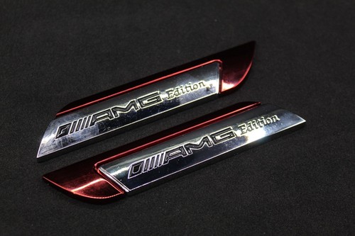 2pc set amg edition badge - set,
