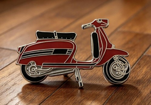Scooter mod badge lambretta - -,