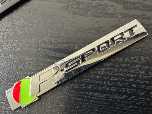 Chrome red sport side fender - r,