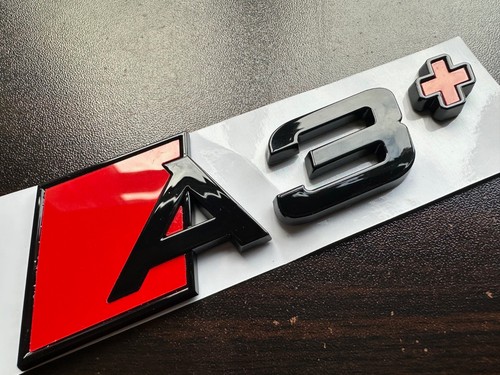 Gloss red black badge - gloss,