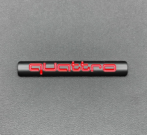 Quattro matt black red - quattro,