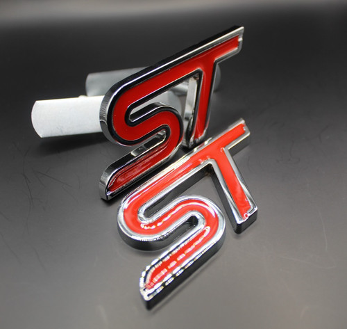 Red chrome silver - front, grille