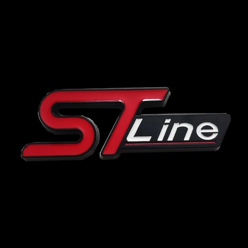 Silver red line metal rear - st,